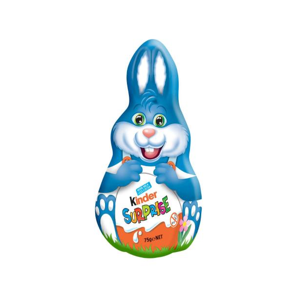 KINDER SURPRISE CHOCOLATE EASTER BUNNY BLUE 75G