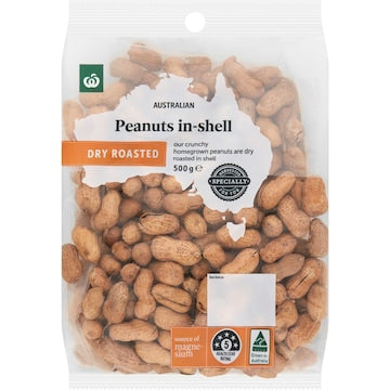 Woolworths Peanuts In Shell 500g