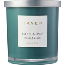 Haven Tropical Pop Mango & Peach Soy Blend Candle each