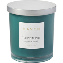 Haven Tropical Pop Mango & Peach Soy Blend Candle each