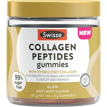 Swisse Beauty Collagen Glow Gummies Strawberry & Vanilla Flavour 45 pack