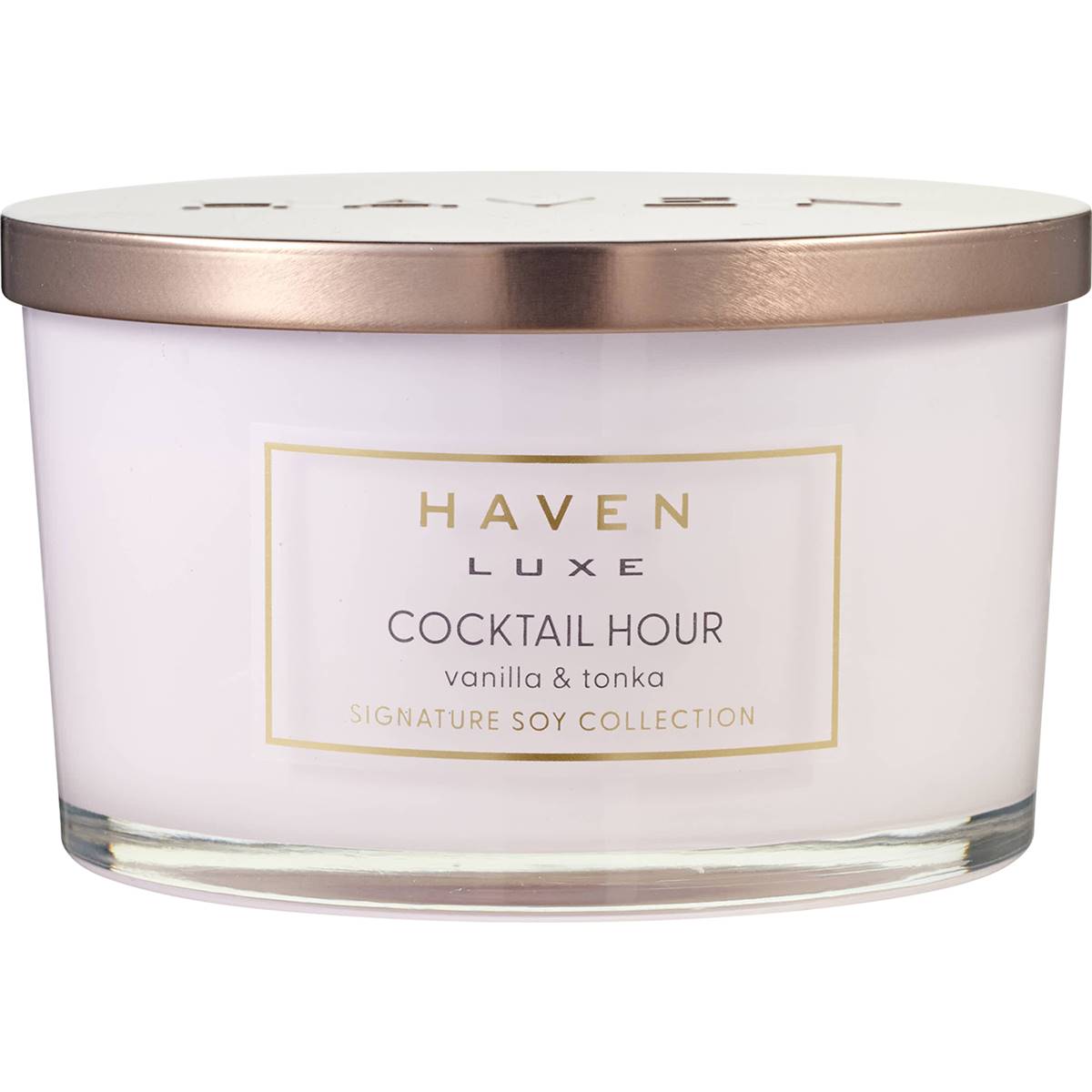 Haven Luxe Cocktail Hour Signature Soy Blend Candle each