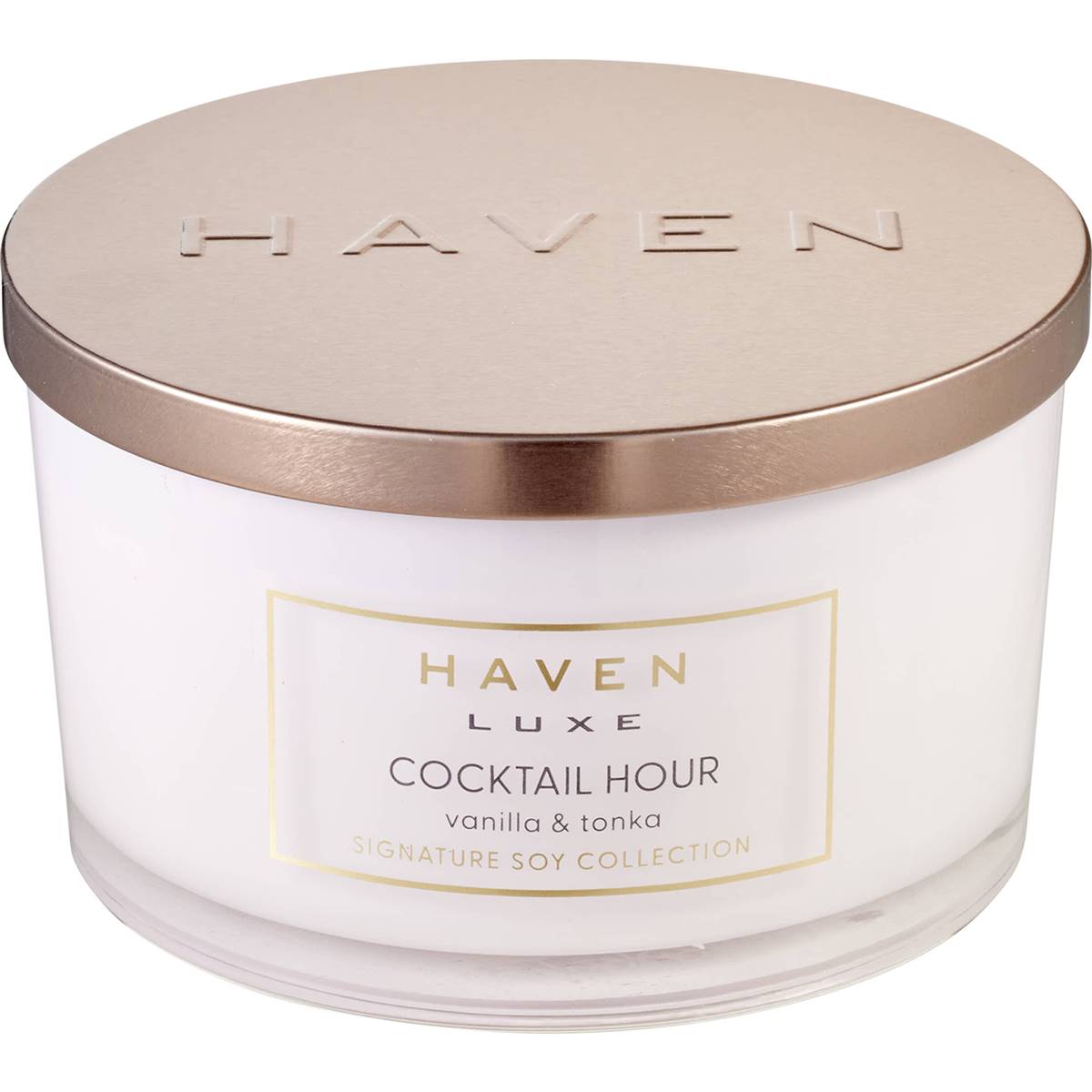 Haven Luxe Cocktail Hour Signature Soy Blend Candle each