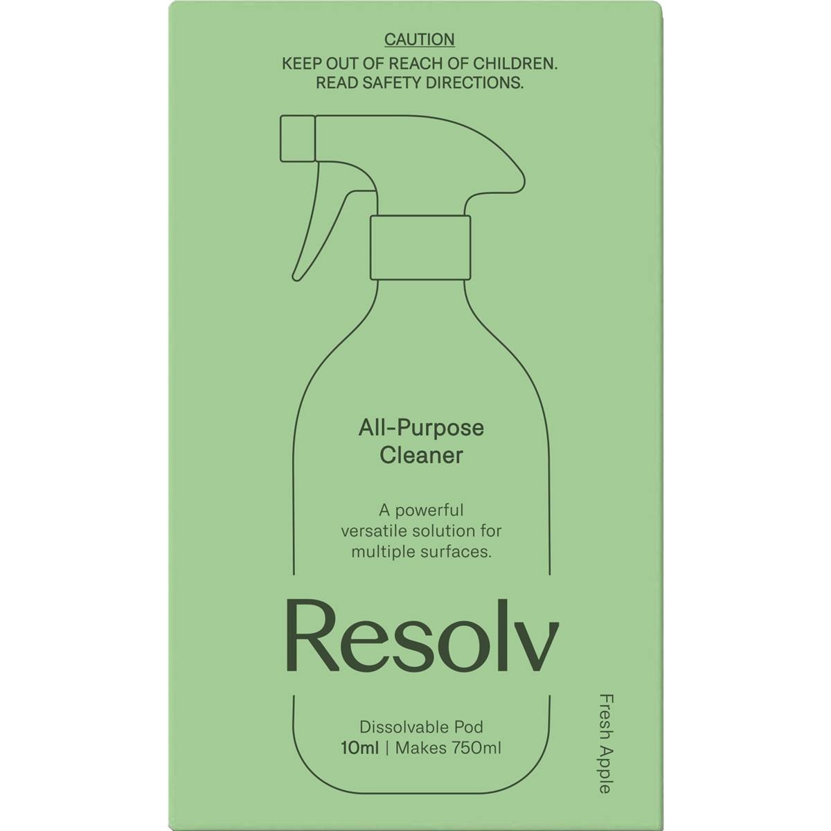 Resolv All Purpose Cleaner Pod Fresh Apple 10mL
