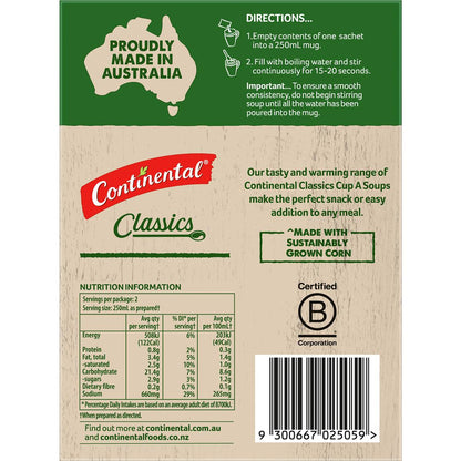 Continental Classics Cup a Soup Creamy Chicken & Corn With Croutons 60g
