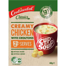 Continental Classics Cup a Soup Creamy Chicken With Croutons 60g