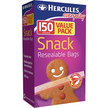 Hercules Everyday Snack Resealable Bags 150 pack
