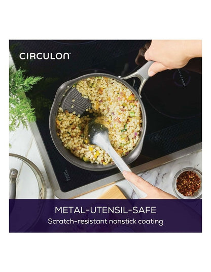 ScratchDefense A1 Nonstick Induction Covered Saucepan 18cm 2.8L in Grey