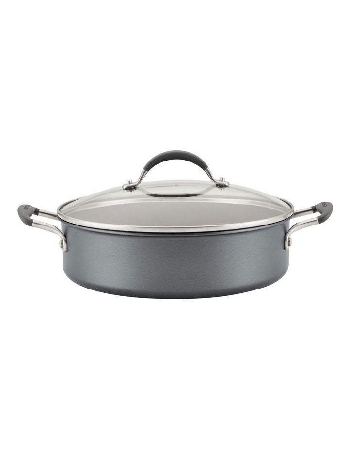 ScratchDefense A1 Nonstick Induction Covered Sauteuse 28cm 4.7L in Grey