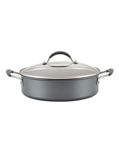 ScratchDefense A1 Nonstick Induction Covered Sauteuse 28cm 4.7L in Grey