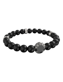 Racer Tag Bracelet in Black