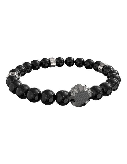 Racer Tag Bracelet in Black