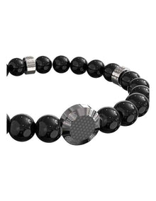 Racer Tag Bracelet in Black