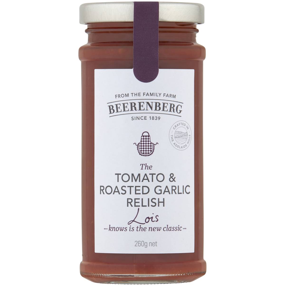 Beerenberg The Tomato & Roasted Garlic Relish 260g