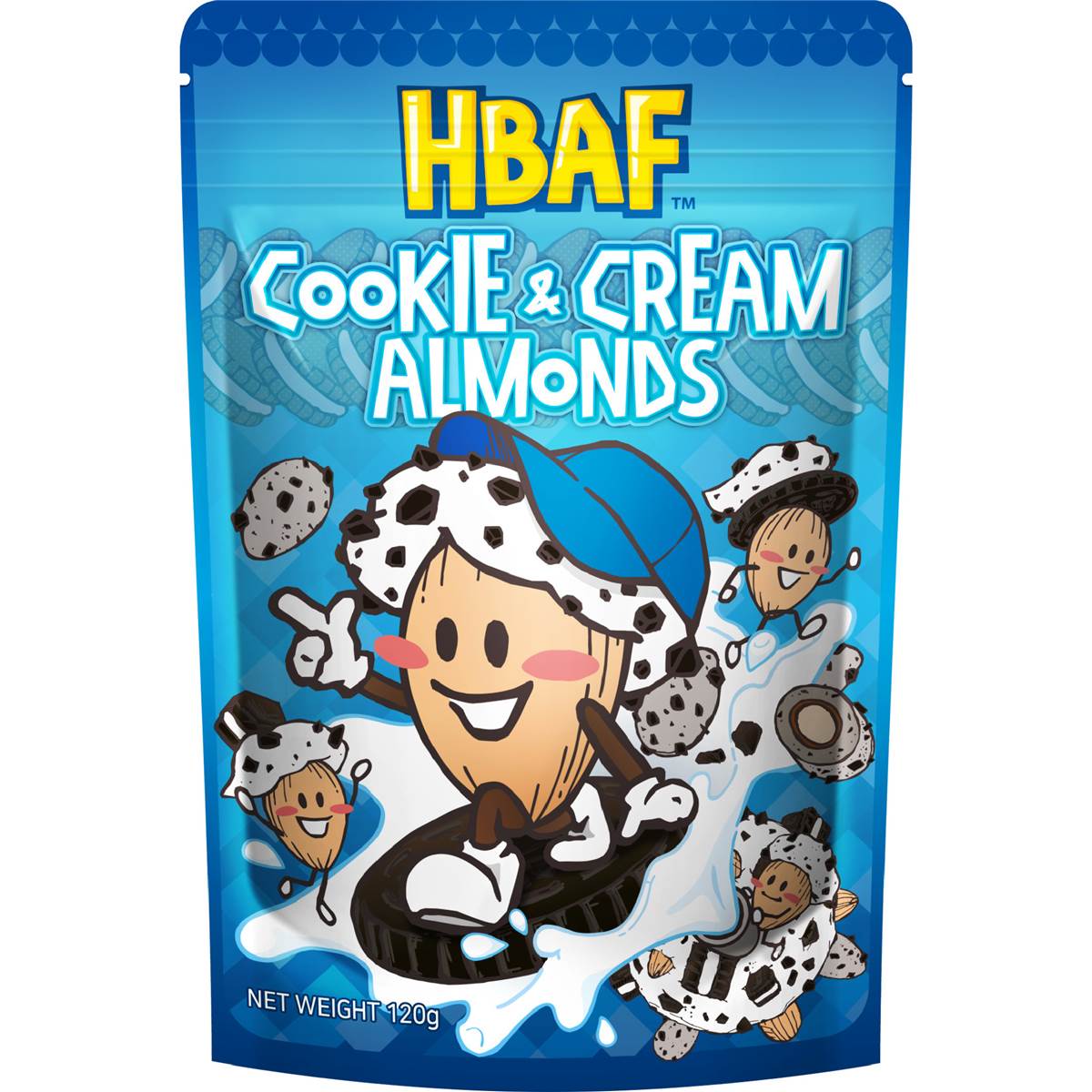 HBAF Cookies & Cream Almonds 120g