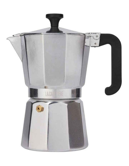 Venice Espresso Maker 6 Cup 290ml in Stainless Steel