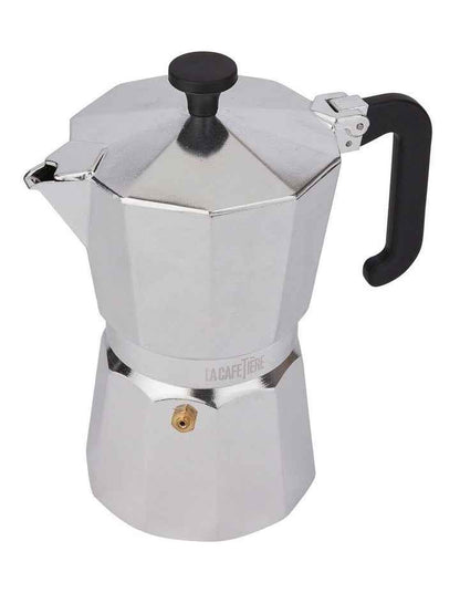 Venice Espresso Maker 6 Cup 290ml in Stainless Steel