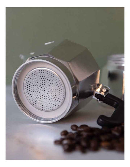 Venice Espresso Maker 6 Cup 290ml in Stainless Steel