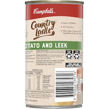 Campbell's Country Ladle Soup Potato & Leek 505g