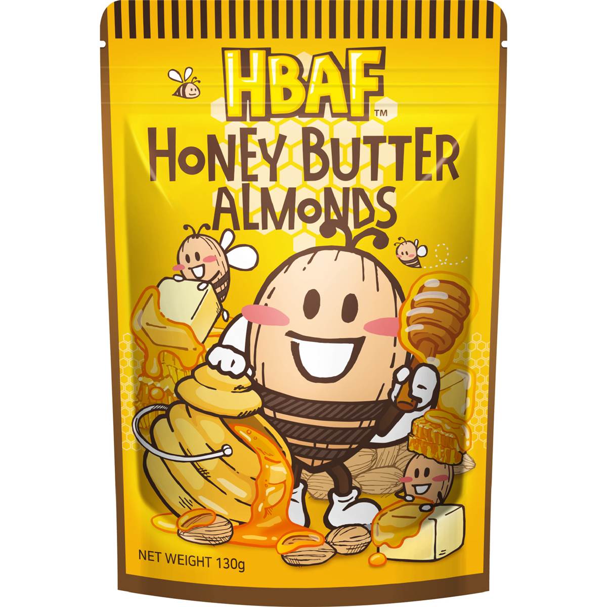HBAF Honey Butter Almonds 130g