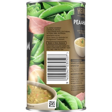 Heinz Classic Canned Soup Pea & Ham 535g