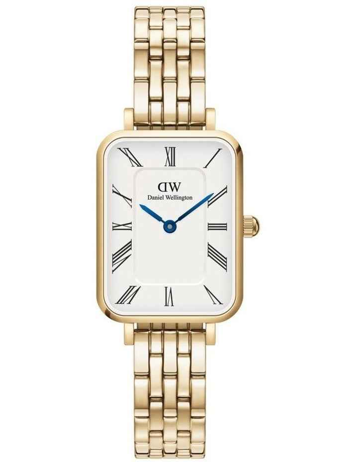 Quadro Stainless Steel Watch in Gold