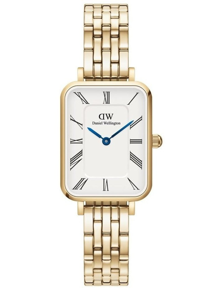 Quadro Stainless Steel Watch in Gold