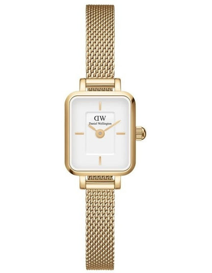Quadro Mini Stainless Steel Watch in Gold
