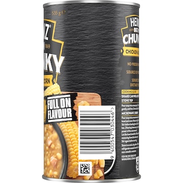 Heinz Big N Chunky Chicken & Corn Soup Tinned Ready Meals 535g