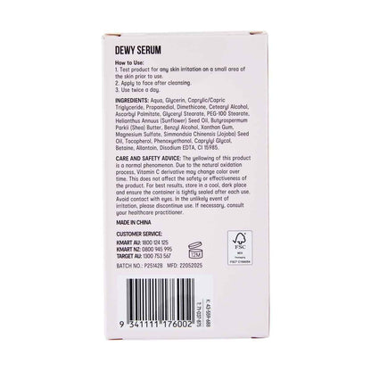 OXX Skincare Dewy Serum 25ml - Vitamin C Derivative and Magnesium