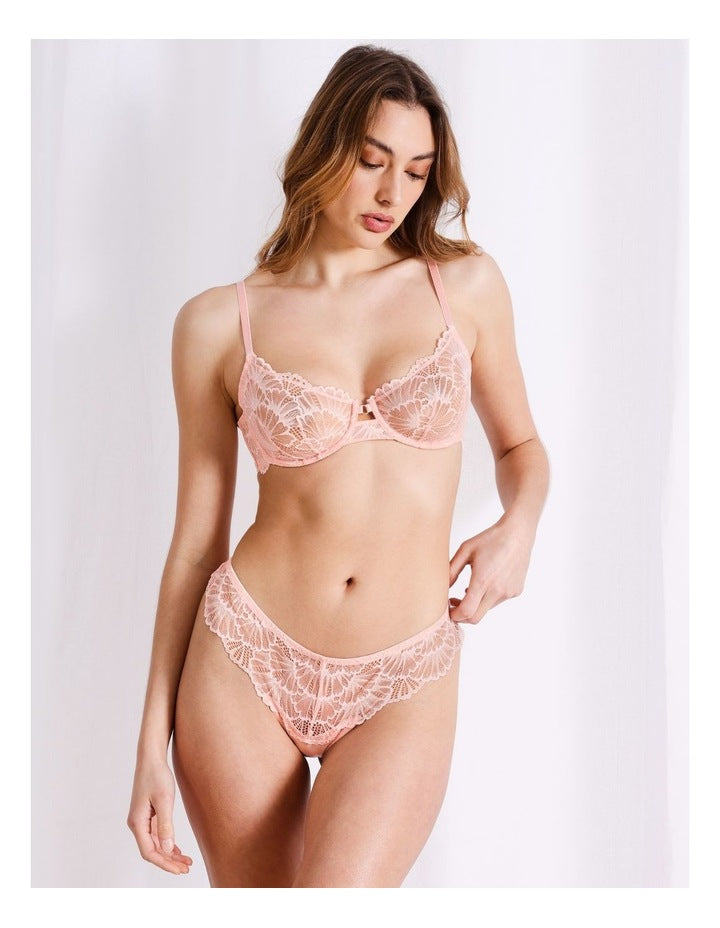 Aura Luxe G String in Baby Pink