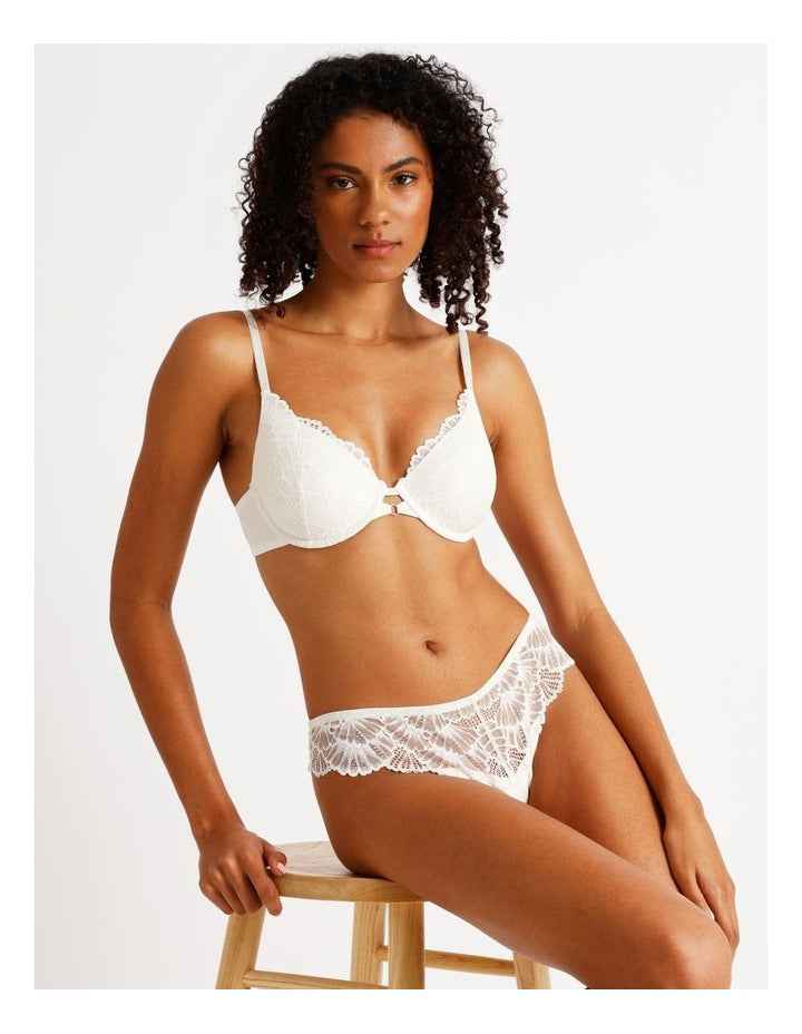 Aura Luxe G String in White