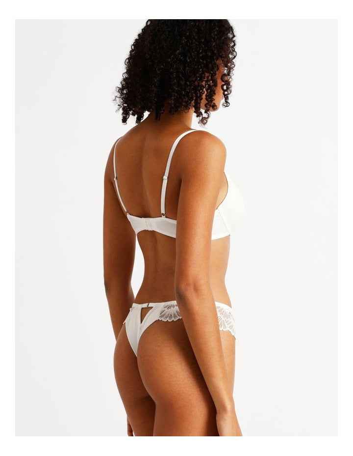 Aura Luxe G String in White