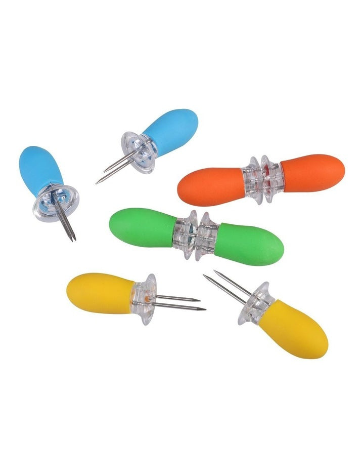 Soft Grip Corn Holders Set of 8 in Multi