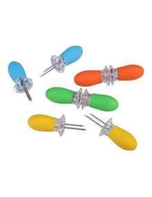 Soft Grip Corn Holders Set of 8 in Multi