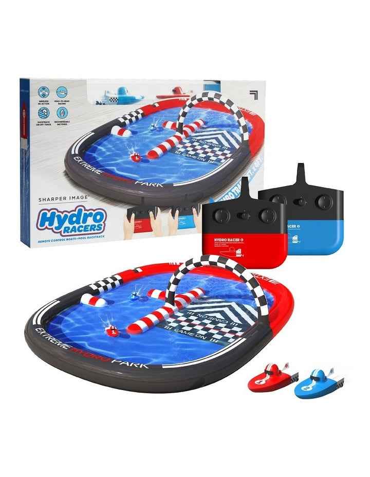 Hydro Park Remote Control Boat Set With Racers And Pool Track