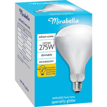 Mirabella Edison Screw 275w Dimmable Infrared Heat Lamp Each