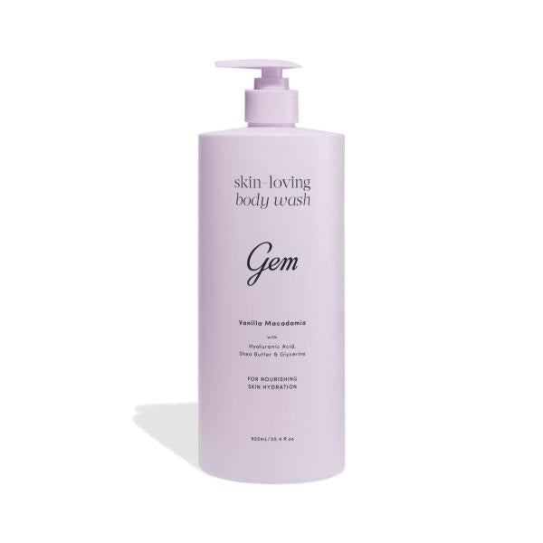 GEM SKIN-LOVING BODY WASH VANILLA MACADAMIA 900ML