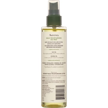 Aveeno Daily Moisturising Body Oil Mist Dry Rough Sensitive Skin 200mL