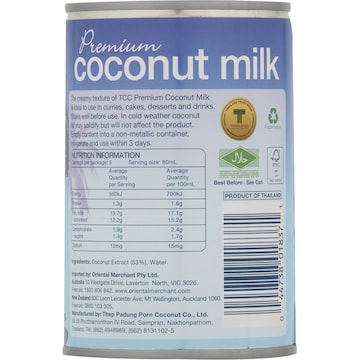 TCC Coconut Milk 400mL