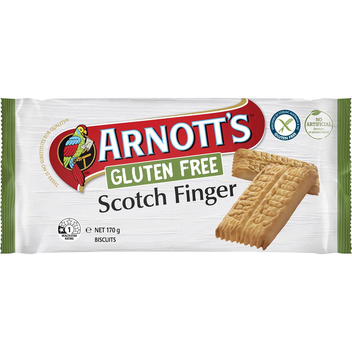 Arnotts Gluten Free Scotch Finger Biscuits 170g