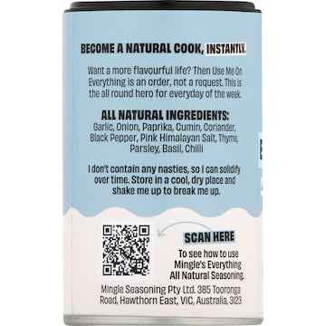 Mingle Use Me On Everything All Natural Seasoning 50g