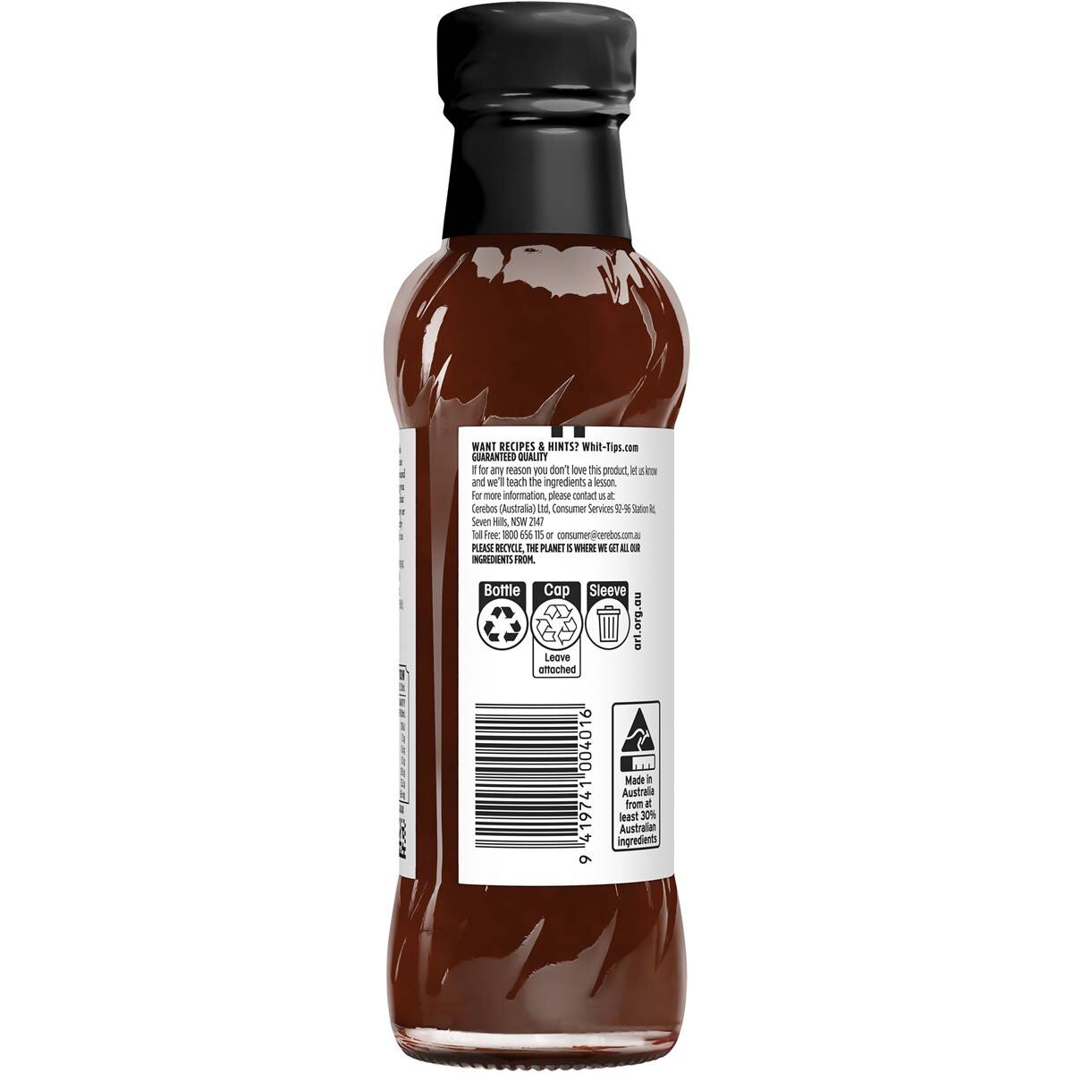 F.Whitlock & Sons Chipotle Barbecue BBQ Sauce 250ml