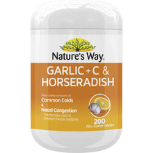 Nature's Way Immunity Defense Garlic & Horseradish Immune Support 200 Pack