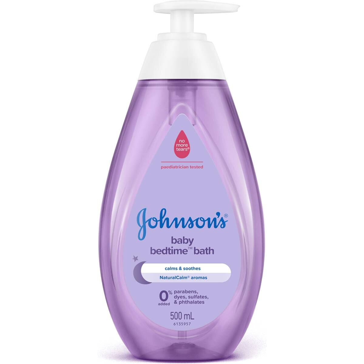Johnson's Bedtime Gentle Calming Scented Tear Free Baby Bath 500ml