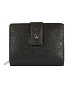 Tuscany Medium Book Wallet in Black