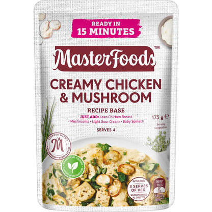 MasterFoods Creamy Chicken & Mushroom Recipe Base 175g