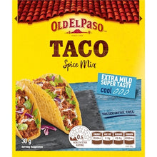 Old El Paso Taco Spice Mix Extra Mild 30g