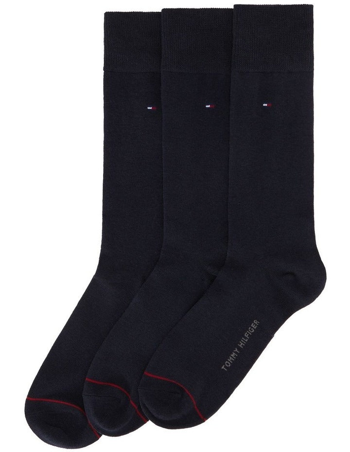 Flag Dress 3 Pack Socks in Blue