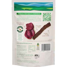 Open Paddock Wild Kangaroo Jerky Strips Dog Treats 100g